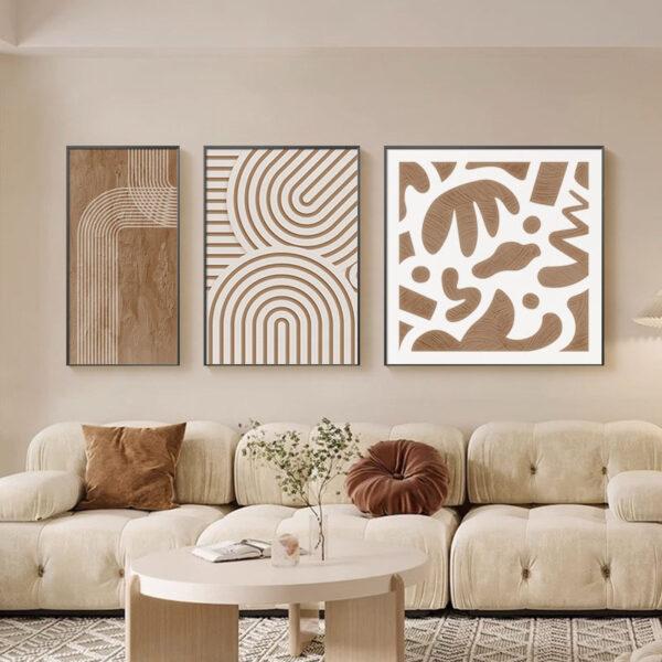 Trio De Tableaux Boho – Image 3