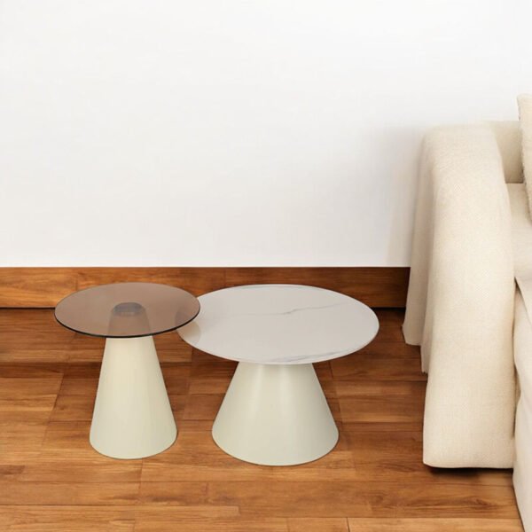 Tables Centrales Rondes (Ensemble de 2)
