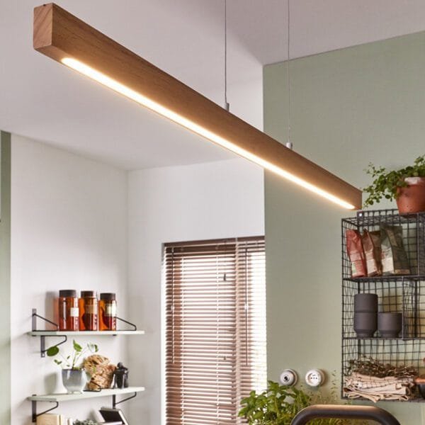 Suspension En Bois Plein LED