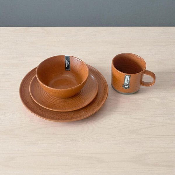 Assiettes Couleur Terracotta (Ensemble De 4)